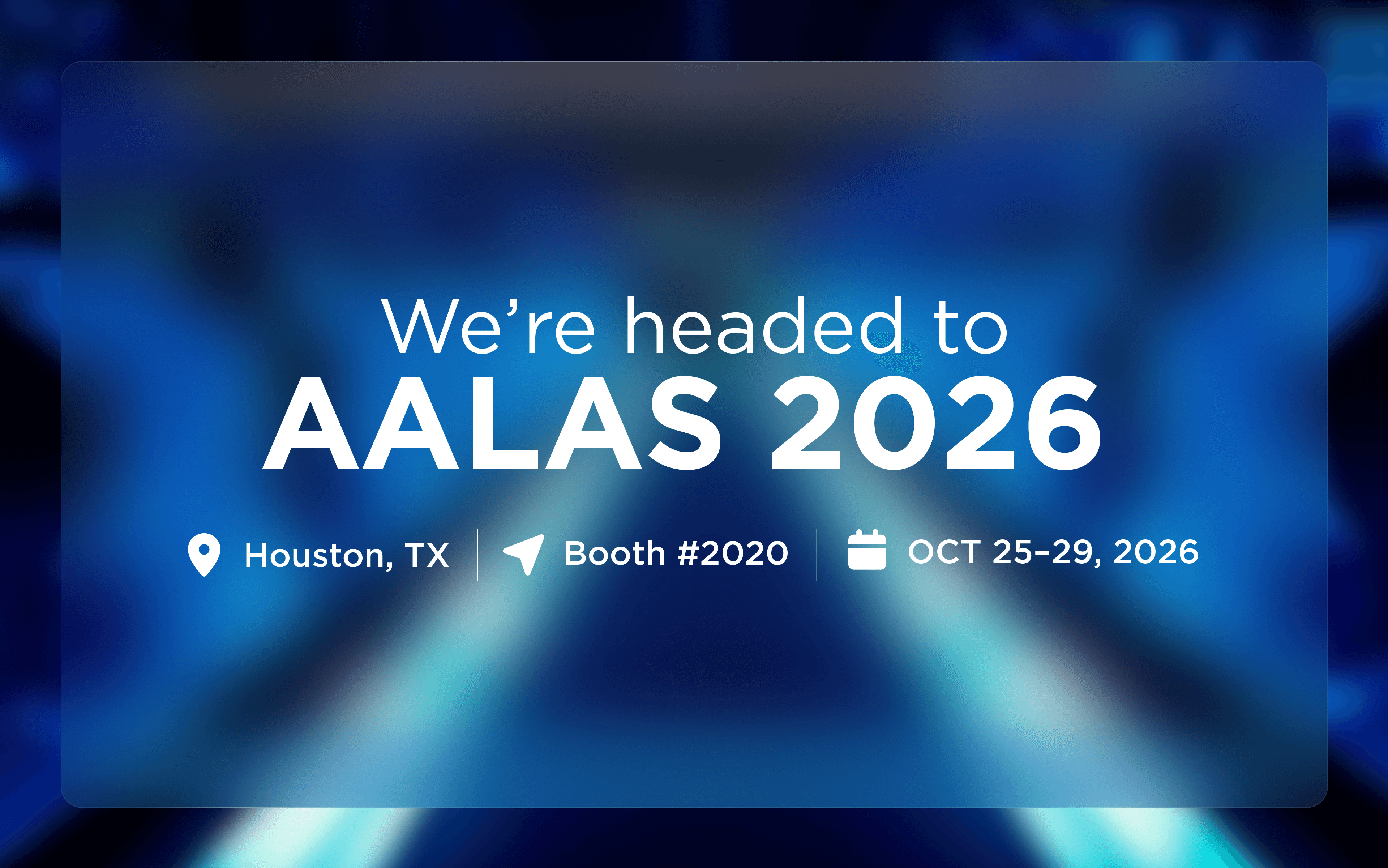 We're headed to AALAS 2026 banner